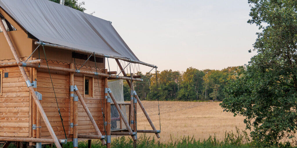 Netherland, Limburg, Herkenbosch, Huttopia de Meinweg